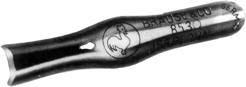 Brause großer Flachausheber in U-Form für den Linolschnitt (Nr. 853)