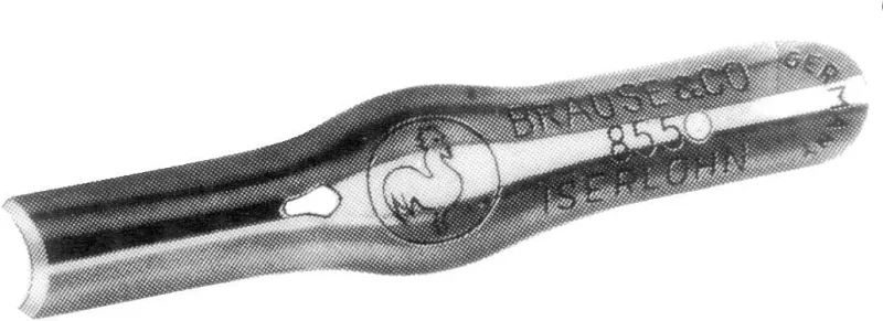 Brause kleiner Flachausheber in U-Form für den Linolschnitt (Nr. 855)